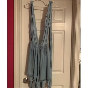 Akira “denim” romper